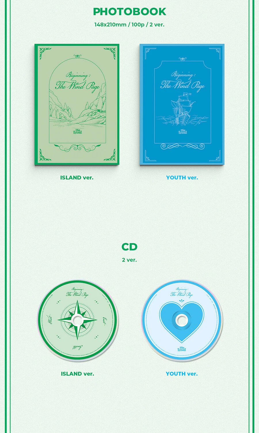 The Wind◆Beginning : The Wind Page◆サインCD Amazon.com: The Wind Beginning : The Wind Page 1st Mini Album CD+