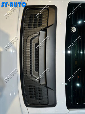Grille Moteur Style 911R Noir Mat Pour Porsche 991.1 (2011-2016) - Facile à Poser, Pas De Perçage