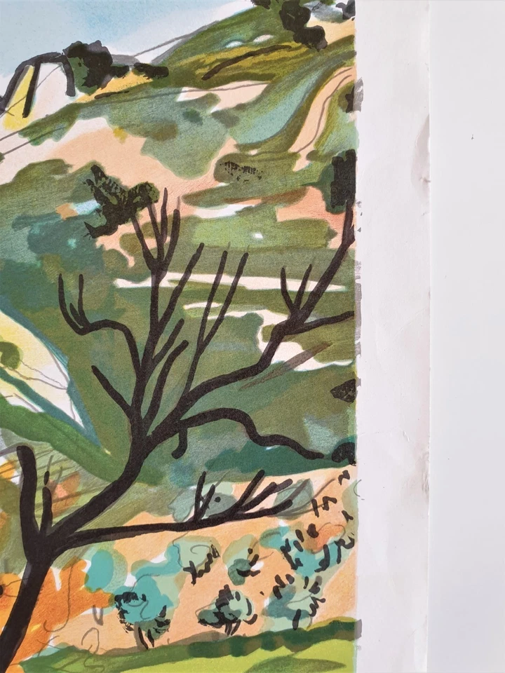 Affiche YVES BRAYER 1981 Exposition Galerie Christiane Vallé - Photo 4/4