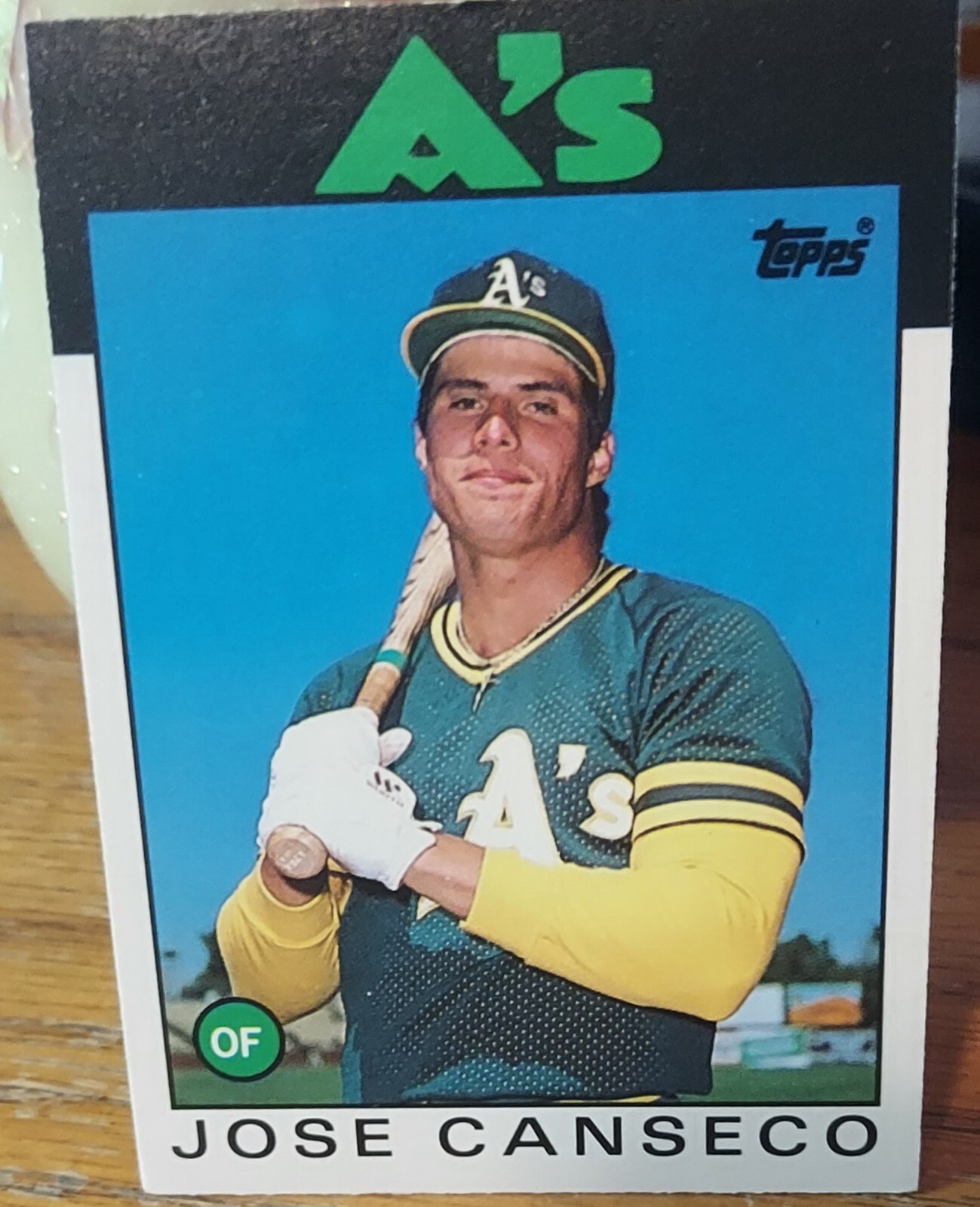 1986 Topps Traded Jose Canseco Oakland Athletics #20T