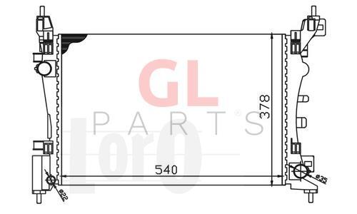 FOR FIAT GRANDE PUNTO 2005-2012 Radiator Engine Cooling 55700447 New ...