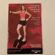 Air Climber Fitness Stepper Exercise Machine Instruction Booklet ONLY/ FREE SHIP