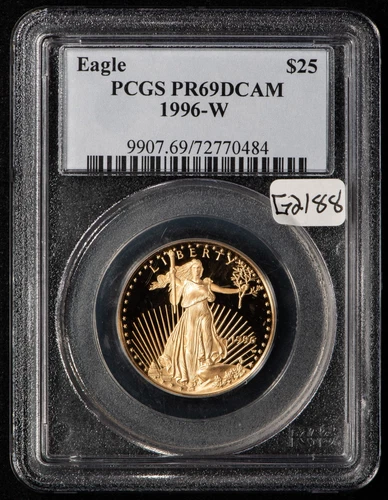 1996-W G$25 1/2 oz Gold American Eagle Proof - PCGS PR 69 DCAM - SKU-G2188