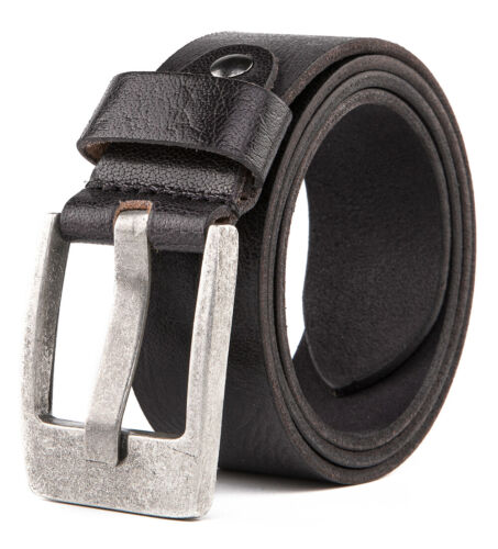 Men’s Genuine Leather Casual Dress Jeans Belts for Men 1.5inch Wide - Picture 4 of 33