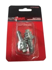 2 Piece AutoCraft Long Side Terminal Battery Bolt Cable Extender OEM