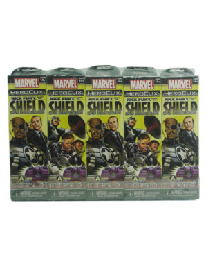 Marvel Heroclix Nick Fury Sealed Brick 10 Boosters Agents Of Shield Marvel New