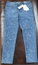 Calvin Klein Girls Ultimate Skinny Fit Stretch Denim Jeans Laguna Bleach 14 Kids