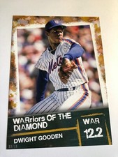 2020 Topps WARriors of the Diamond Jumbo 5x7 Dwight Gooden Mets WOD20 /10