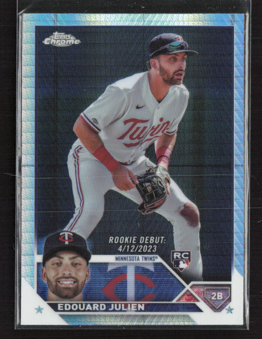 2023 Topps Chrome Update #USC141 Edouard Julien Prism
