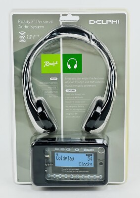 New DELPHI Roady2 Personal Audio System For Sirius XM Satellite Radio SA10109