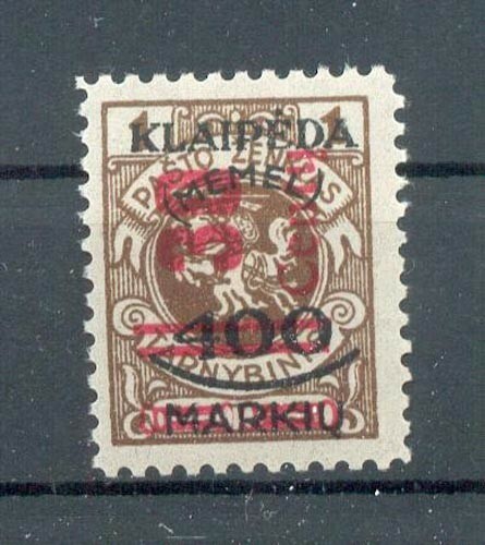 Memel 232I Luxury** MNH Mint Never Hinged 80EUR (70252)