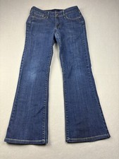 Levis Jeans Slight Curve Classic Boot Cut Womens Size 4/27 Dark Wash Denim