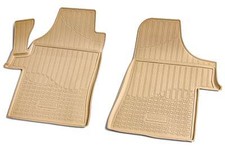 Gummi Fussmatten vorne passend f&uuml;r MERCEDES Vito Viano W639 |2003-2014 |beige