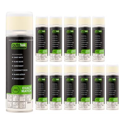 Autotek Exact Match Aerosol-Sprühlack Volkswagen Candyweiß 300 ml x12