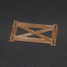 Playmobil safari barrière bois marron 78 mm 4826 6423 