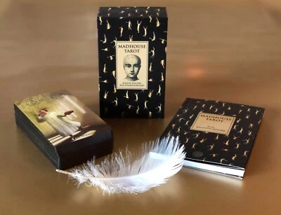 Madhouse Tarot Deck. Illustrated by hand Divination Cards. Metaphoric cards.