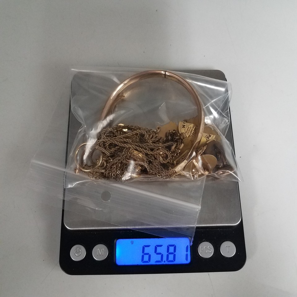 Tested Gold Filled Jewelry Scrap Lot 65.81 Grams eBay