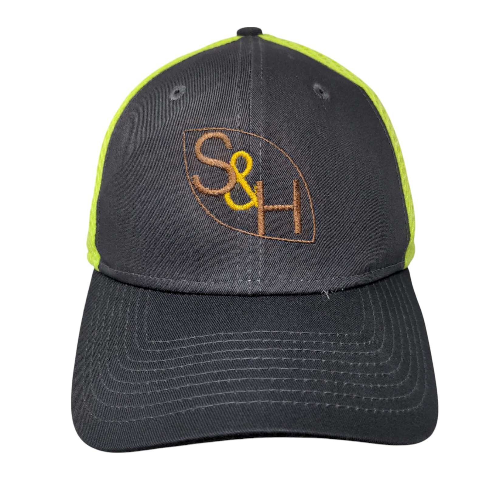 S&H Fitted Hat Multicolor Size M/L Breathable 39Thirty 6 Panel New Era Polyester