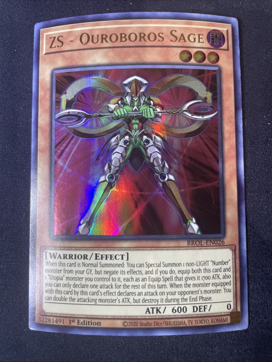 One80 Uroboros(ウロボロス) ver.4 2BA Yugioh! ZS - Ouroboros Sage - BROL-EN026 - Ultra Rare - 1st