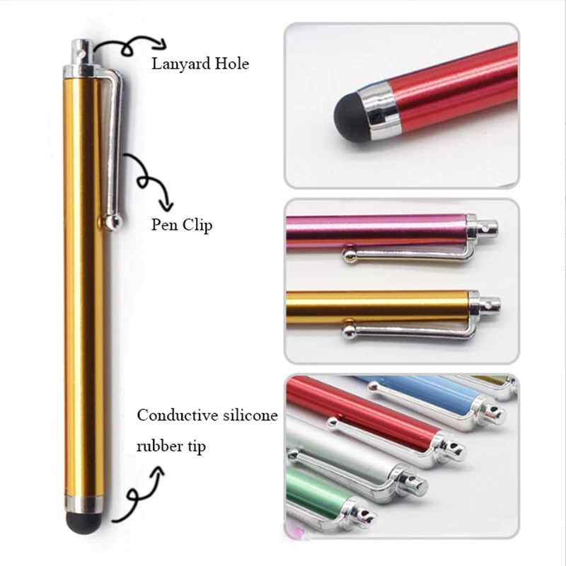 10 x Metal Stylus Pen Touch Screen Pen fits for iPhone iPad Samsung Phone Tablet - Image 3 of 4
