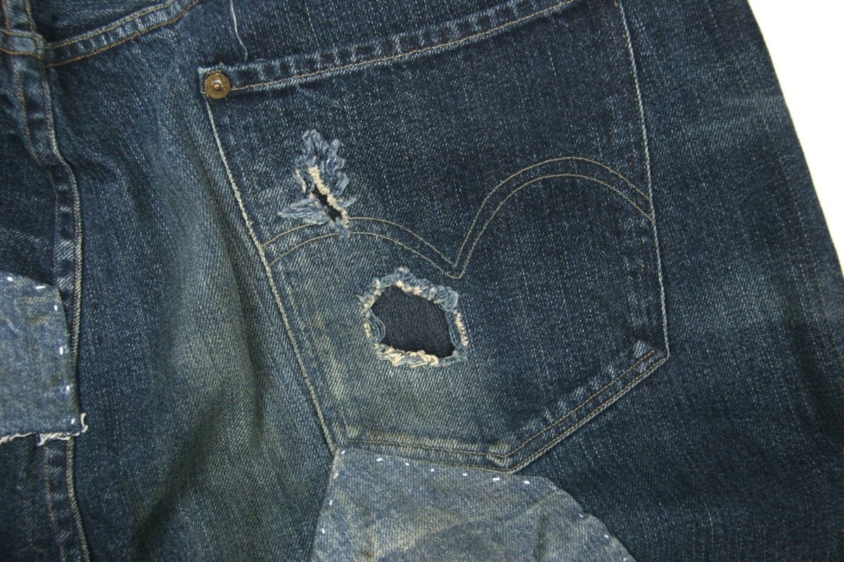 Levis Vintage Clothing LVC 2 1891-1901 Spur Bites 501 Levi Levis Vintage Clothing LVC 2 1891-1901 Spur Bites 501 Levi