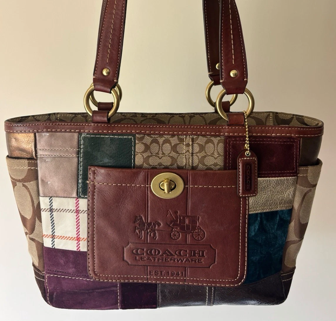 Coach Gallery Tote Brown for sale | eBay