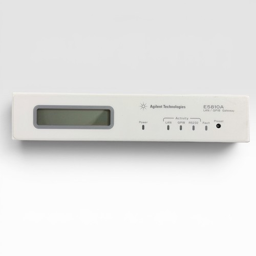 Keysight Agilent E5810A LAN GPIB Gateway RS232 Interface Fully Functional