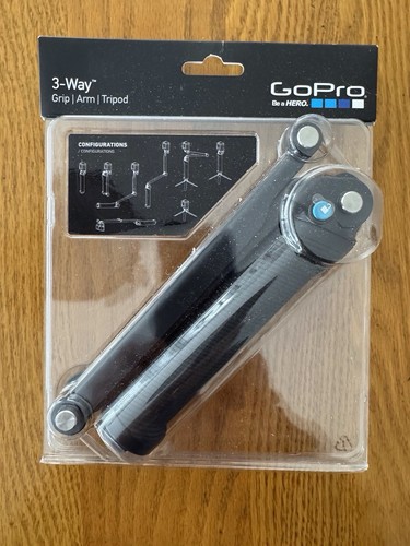Go Pro 3-Way Grip Arm Tripod for All HERO Cameras and MAX, Brand New - Picture 1 of 2