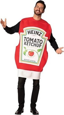 Rasta Imposta Heinz Ketchup Squeeze Bottle Adult Costume , One Size Adult 