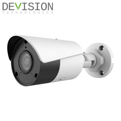 Devision IP 4MP Mini Bullet Camera Fixed 4mm Lens Outdoor WDR IP67 50m IR w Mic