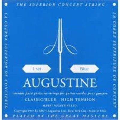 Augustine Classical Nylon Guitar Strings Blue High Tension
