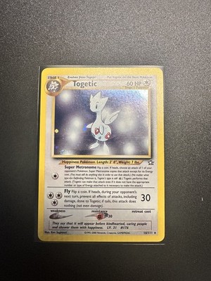 Togetic 16/111 Neo Genesis Holo Unlimited Rare Pokemon Card TCG #V2