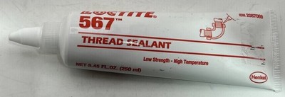 Loctite 567 Thread Sealant 250mL Low Strength High Temperature EXP 12/26 2087069