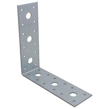 Timber Joist Angle Bracket Fastening Plate Galvanised Steel 150 x 150 x 50mm