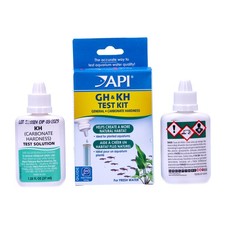 API GH & KH WATER TEST KIT FISH TANK TROPICAL POND GENERAL CARBONATE HARDNESS