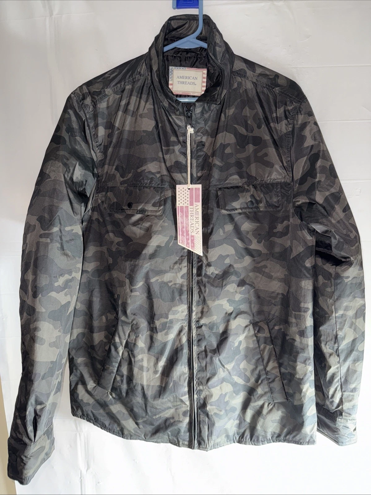 American Threads Camo Jacket Men’s Size Medium Lightweight NWT