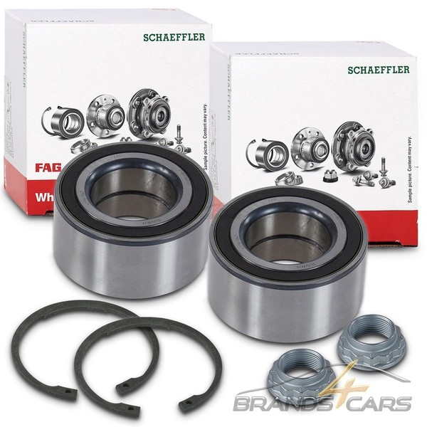 Fag 2X Radlager Hinten FÜR Bmw 1-ER E81 E82 E87 E88 3-ER E90 E91 E92 E93-image
