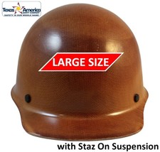 MSA Skullgard Large Cap Style with StazON Suspension Natural Tan