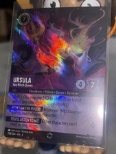 Disney Lorcana Ursula - Sea Witch Queen Foil 208/204 The Little Mermaid Card