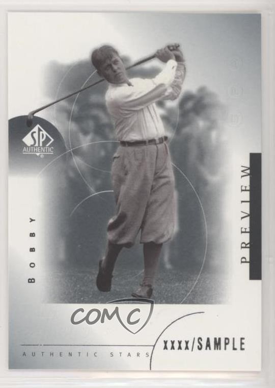 2001 SP Authentic Preview Authentic Stars Bobby Jones #39 0b3