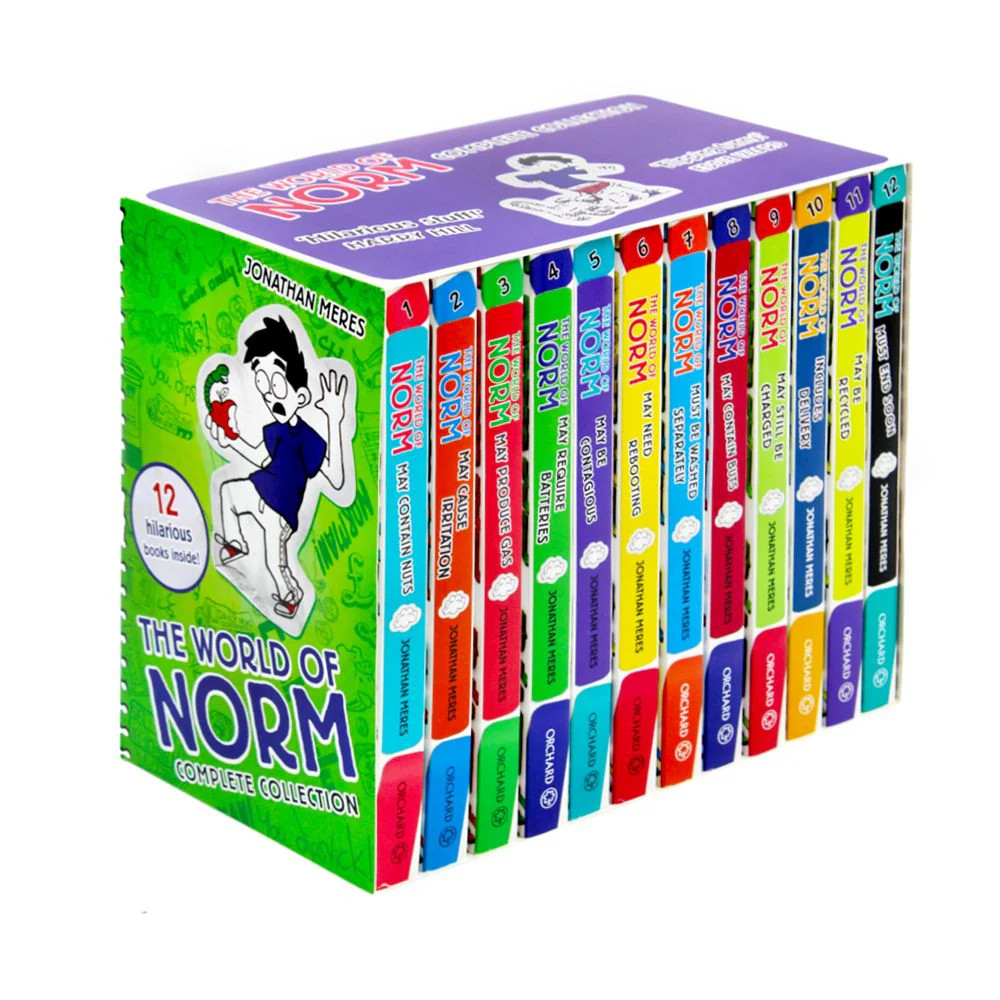 World of Norm Series Books 1 - 12 Complete Collection Box Set B | Jonathan Meres