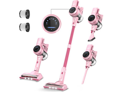 INSE CORDLESS STICK VACUUM - PINK