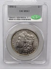 1890 O Morgan Silver Dollar MS61 CAC ((Better Date))