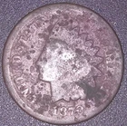 1870 INDIAN HEAD CENT 1C , HARD DATE