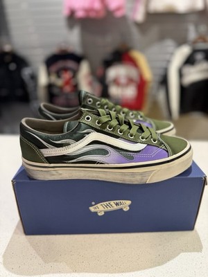 Vans Archive Flame LX Premium Old Skool 36 Green Size (11) VN000D9RGRK NEW