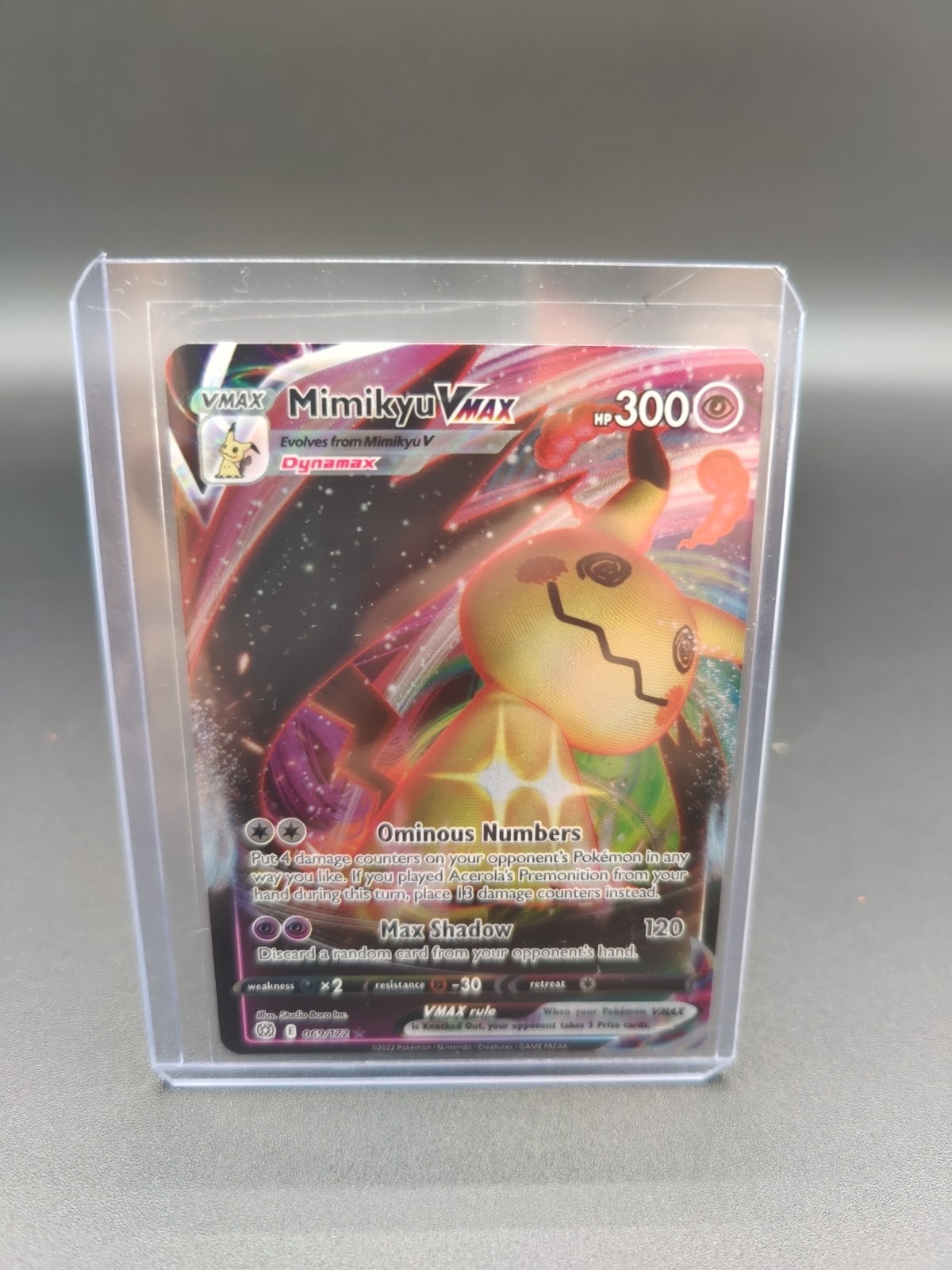 Mimikyu VMAX 069/172 SWSH09: Brilliant Stars NM