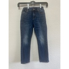 Gap Kids Boys Jeans Size 6 Regular Slim Blue Denim Adjustable Waist