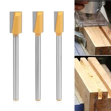 Woodworking Router Bit 8mm Shank Carbide Extended Bottom Cleaning 130mm Length