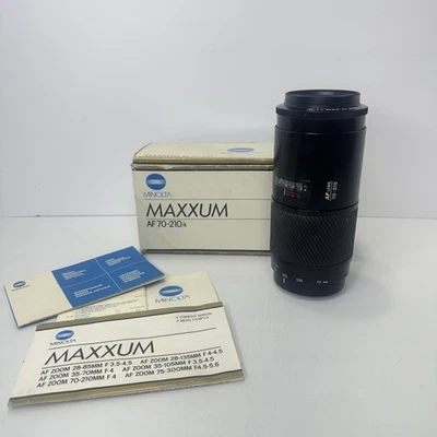 Minolta 70-210mm Focal Camera Lenses for sale | eBay
