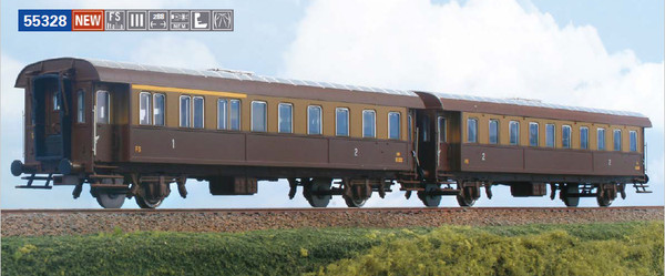 Acme 55328 Set Von Zwei Wagen FS Mit Zwei Achsen-image